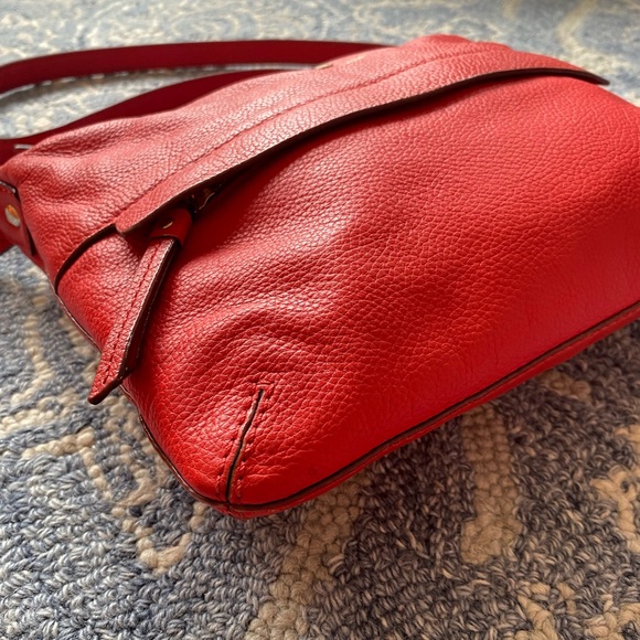 Red Leather Kate Spade Crossbody EUC - Picture 3 of 8
